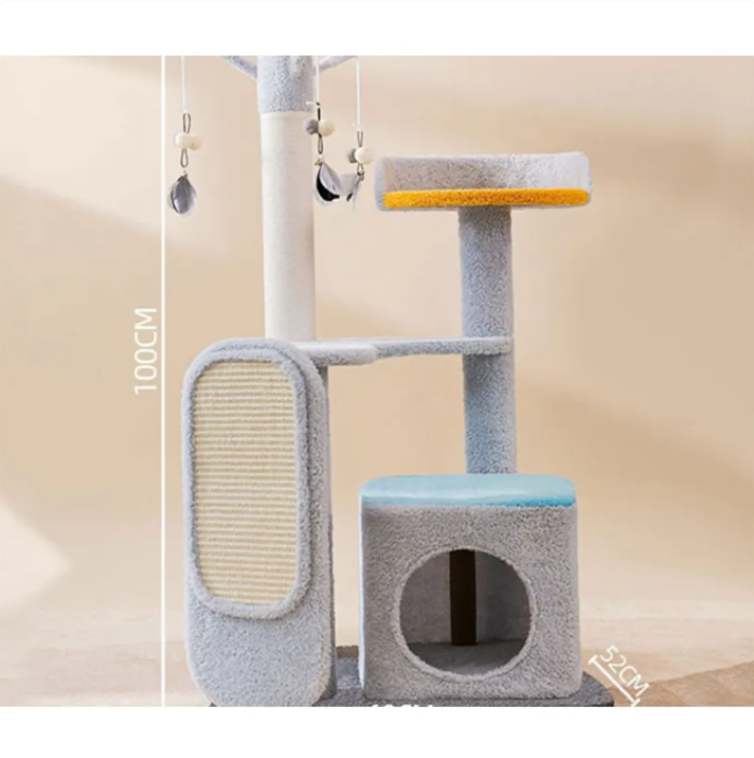 Large Cat Scratching & Jumping Platform