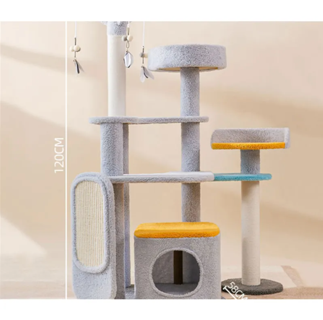 Large Cat Scratching & Jumping Platform