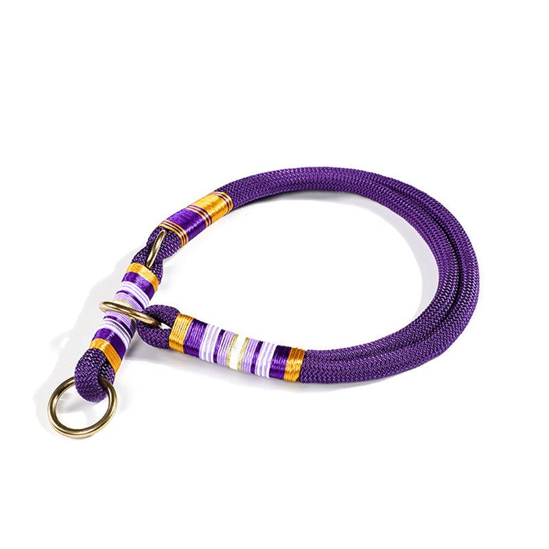 Anti-Breaking Loose Collar with Dog Hand Rope