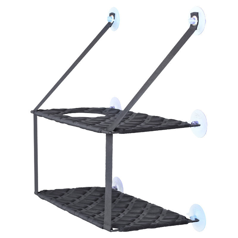 Window-Mounted Cat Hammock with Suction Cups (Single/Double)