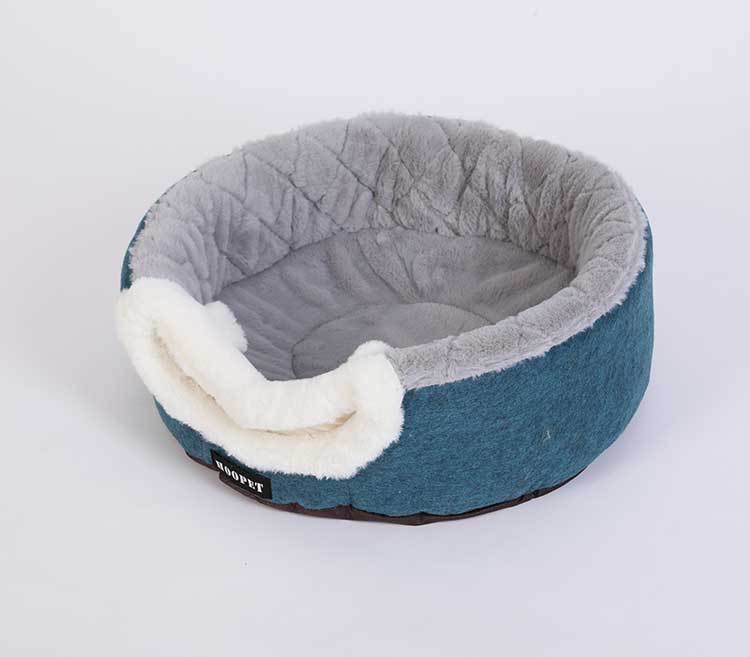 Reversible Quilted Warm Cat Bed for Pets in Autumn/Winter